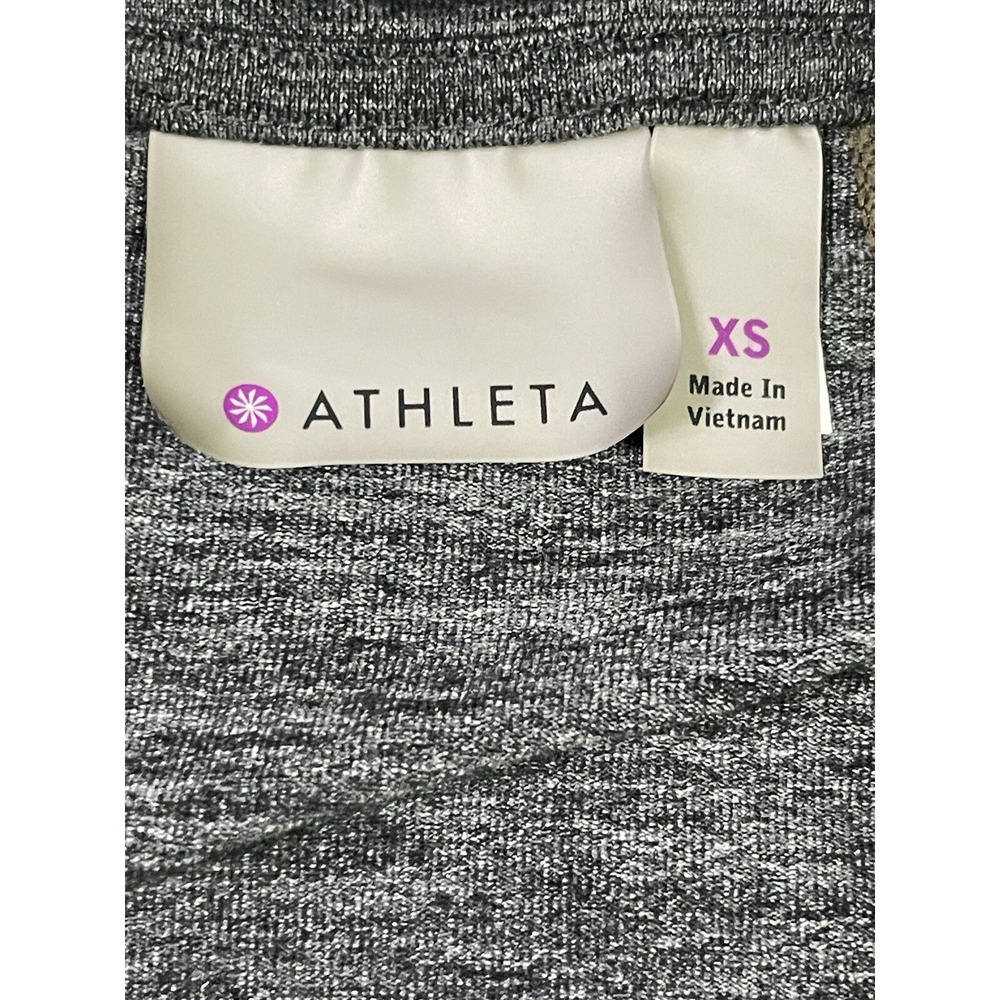 Athleta Cya Hope Jacket Size XS FULL ZIP Athletic Golf Yoga Workout HEATHER GRAY - Picture 6 of 12